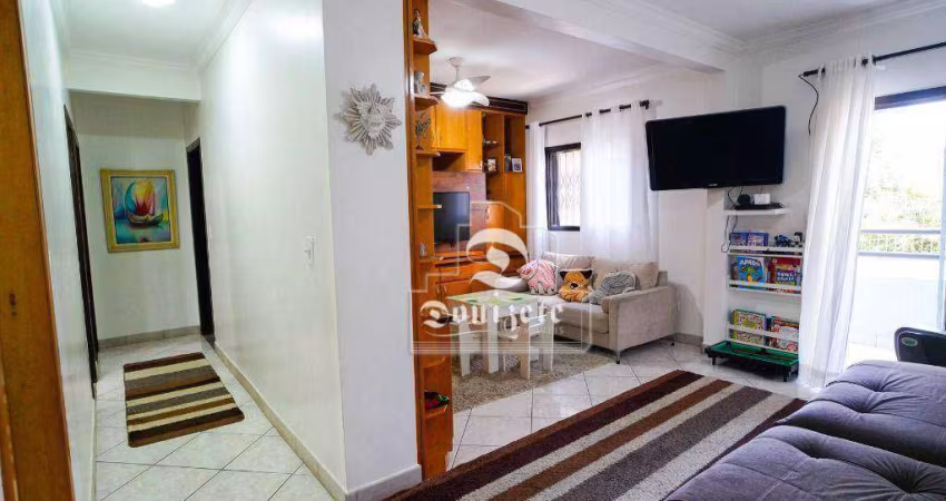 Apartamento com 2 dormitórios à venda, 84 m² por R$ 450.000,00 - Vila Homero Thon - Santo André/SP