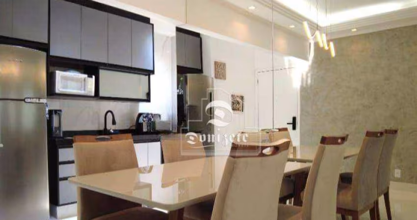 Apartamento com 3 dormitórios à venda, 66 m² por R$ 520.000,00 - Vila Metalúrgica - Santo André/SP