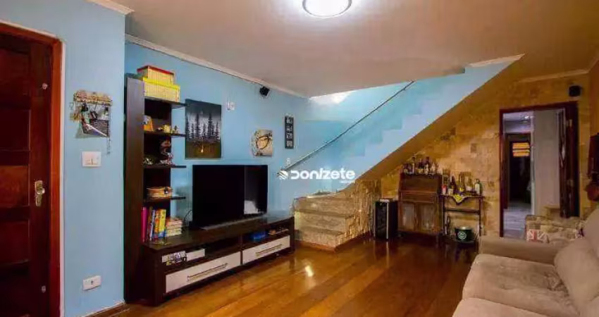 Sobrado com 3 dormitórios à venda, 203 m² por r$ 849.000,00 - vila floresta - santo andré/sp