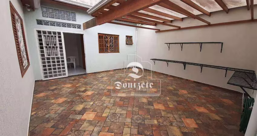 Casa com 2 dormitórios à venda, 169 m² - santa maria - santo andré/sp