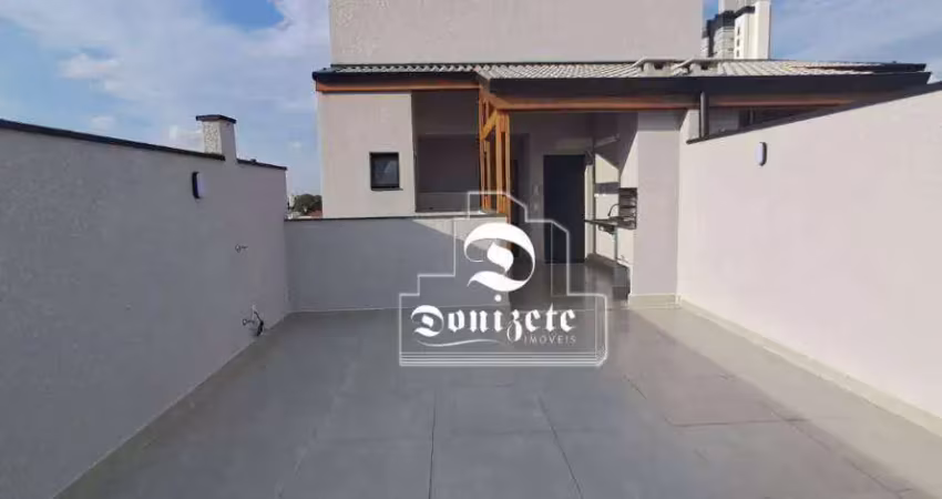 Cobertura com 2 dormitórios à venda, 89 m² por r$ 660.000,00 - campestre - santo andré/sp