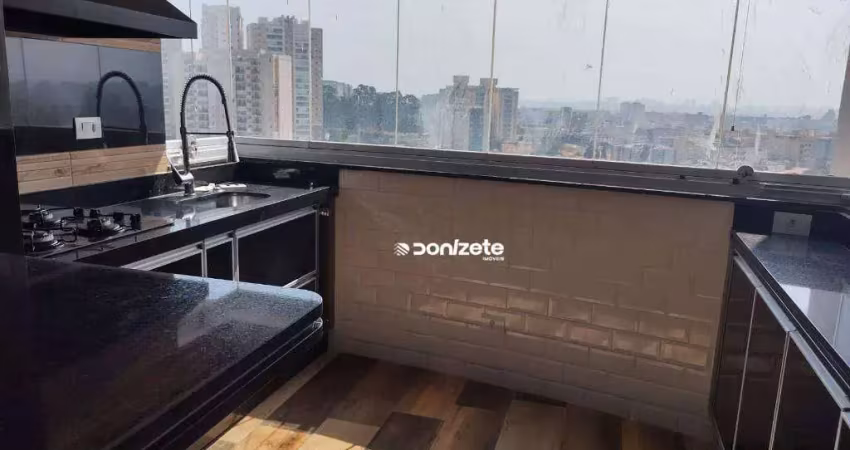 Cobertura com 3 dormitórios, 190 m² - venda por r$ 1.900.000,00 ou aluguel por r$ 8.670,00/mês - campestre - santo andré/sp