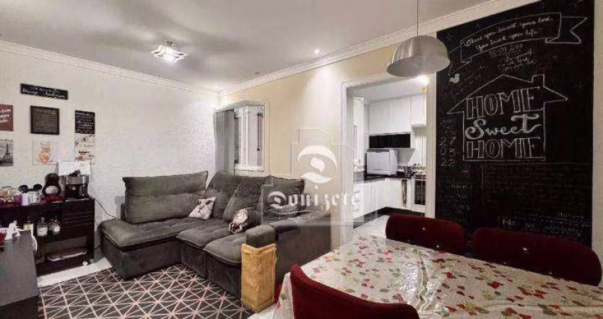 Apartamento com 2 dormitórios à venda, 75 m² por R$ 435.000,00 - Vila Alzira - Santo André/SP