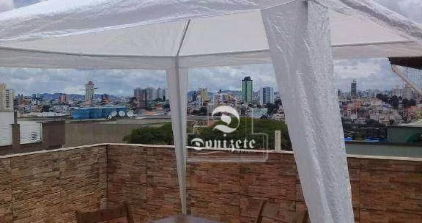 Apartamento com 3 dormitórios à venda, 90 m² por R$ 690.000,00 - Vila Camilópolis - Santo André/SP