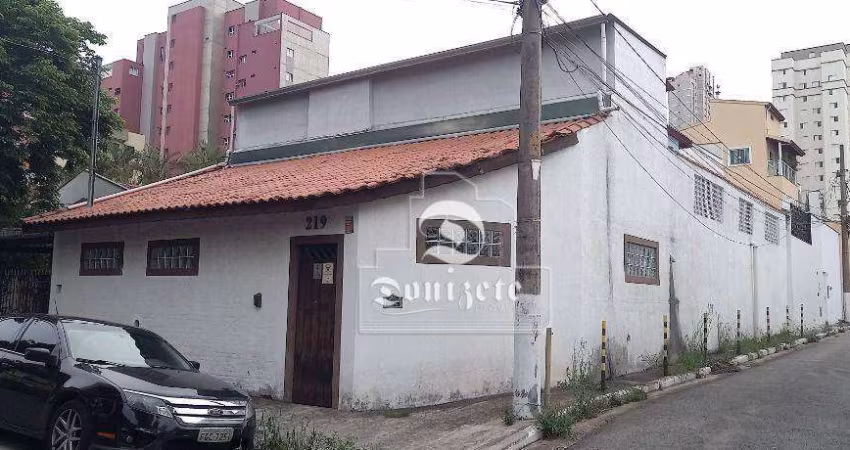 Sobrado com 3 dormitórios, 286 m² - venda por R$ 1.600.000,00 ou aluguel por R$ 11.796,22/mês - Jardim - Santo André/SP