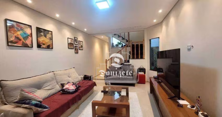 Sobrado com 4 dormitórios à venda, 192 m² por R$ 980.000,00 - Vila Camilópolis - Santo André/SP