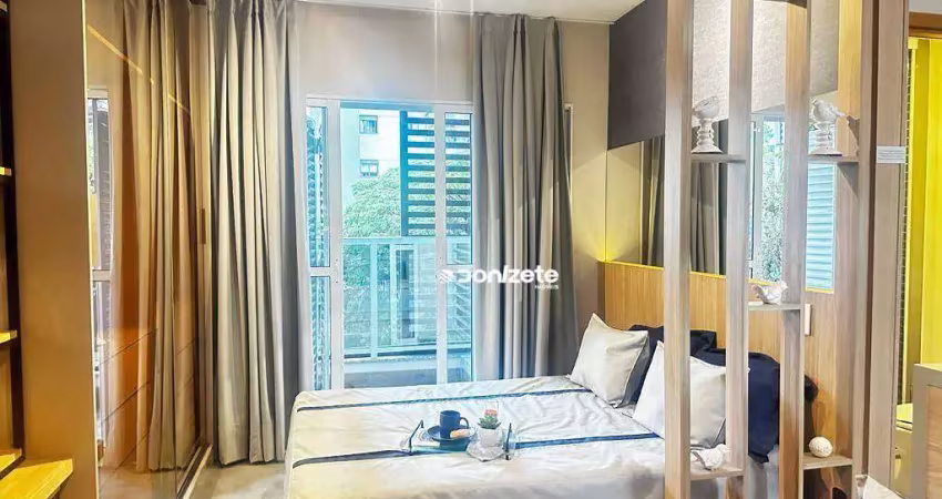 Apartamento à venda, 29 m² por r$ 356.999,00 - jardim - santo andré/sp