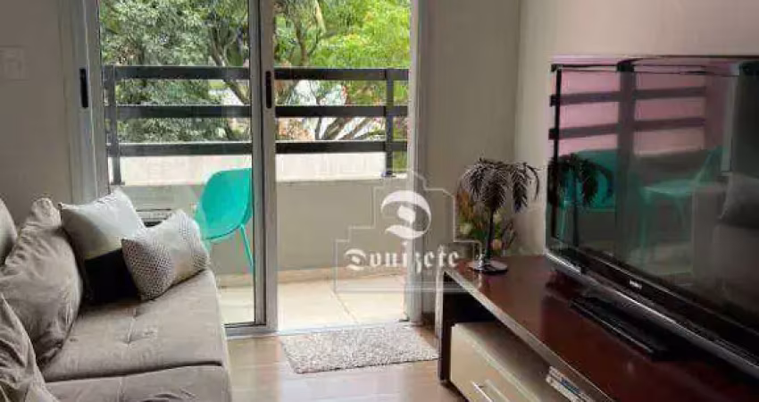 Apartamento com 2 dormitórios à venda, 60 m² por r$ 705.000,00 - jardim - santo andré/sp