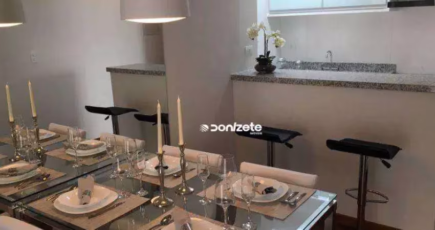 Apartamento com 2 dormitórios à venda, 62 m² por r$ 619.000,00 - campestre - santo andré/sp