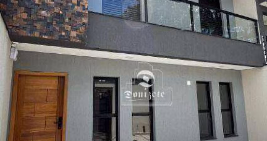 Sobrado com 3 dormitórios à venda, 154 m² por R$ 889.000,00 - Vila Scarpelli - Santo André/SP