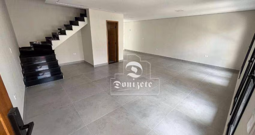 Sobrado com 3 dormitórios à venda, 154 m² por R$ 889.000,00 - Vila Scarpelli - Santo André/SP