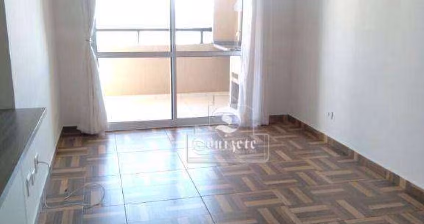 Apartamento com 2 dormitórios para alugar, 80 m² por R$ 4.202,13/mês - Campestre - Santo André/SP