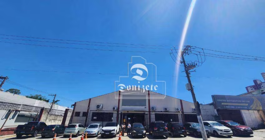 Galpão, 994 m² - venda por R$ 5.000.000,00 ou aluguel por R$ 33.636,42/mês - Vila Valparaíso - Santo André/SP