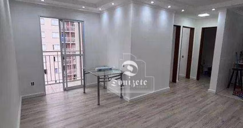 Apartamento com 2 dormitórios à venda, 60 m² por R$ 245.000,00 - Jardim do Estádio - Santo André/SP
