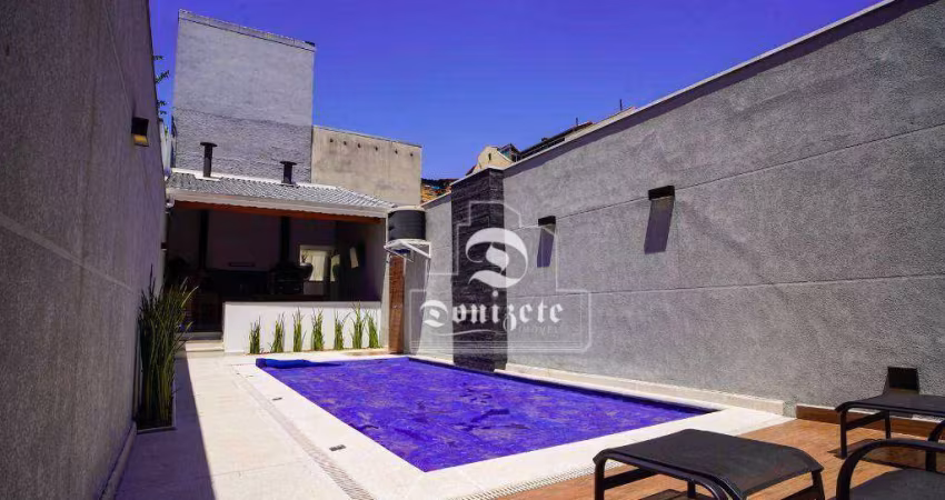 Sobrado com 4 dormitórios à venda, 372 m² por R$ 3.000.000,00 - Vila Curuçá - Santo André/SP