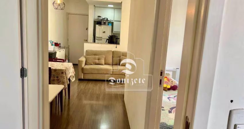 Apartamento com 2 dormitórios à venda, 57 m² por r$ 580.000,00 - jardim - santo andré/sp