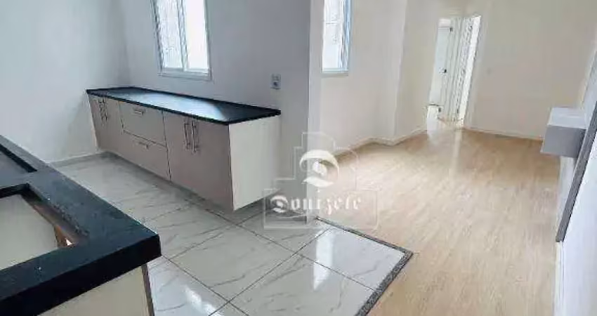 Cobertura com 2 dormitórios, 96 m² - venda por R$ 450.000,00 ou aluguel por R$ 2.817,00/mês - Vila Scarpelli - Santo André/SP