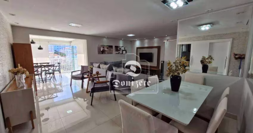 Apartamento com 3 dormitórios à venda, 124 m² por r$ 1.460.000,00 - campestre - santo andré/sp