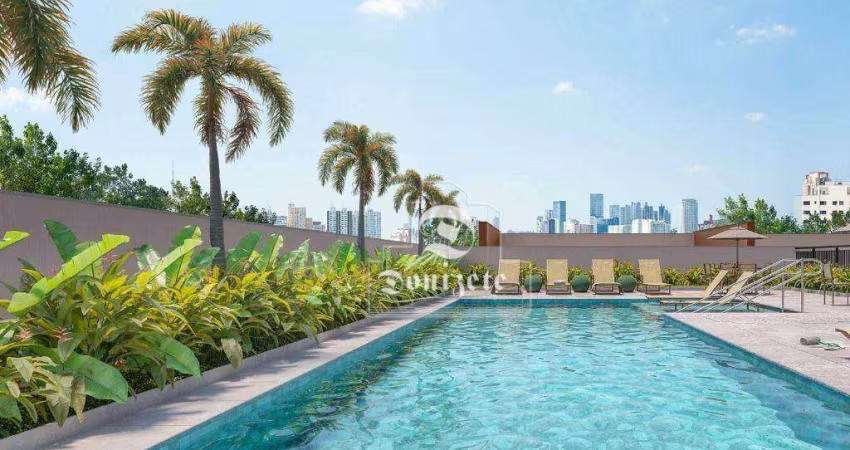 Apartamento com 2 dormitórios à venda, 72 m² por R$ 745.000,00 - Jardim - Santo André/SP
