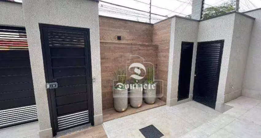 Cobertura com 3 dormitórios à venda, 140 m² por R$ 700.000,00 - Campestre - Santo André/SP