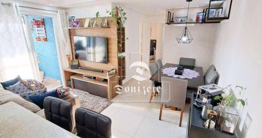 Apartamento com 2 dormitórios à venda, 60 m² por R$ 559.999,00 - Vila Valparaíso - Santo André/SP