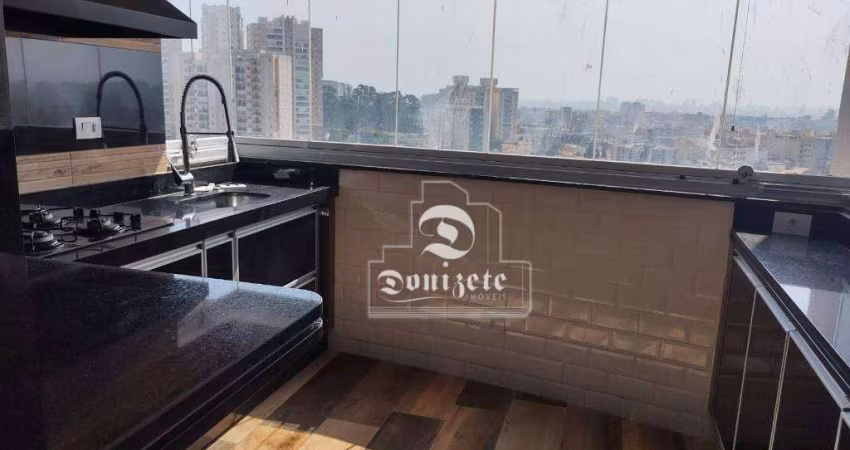 Cobertura com 3 dormitórios, 190 m² - venda por R$ 1.900.000,00 ou aluguel por R$ 8.670,00/mês - Campestre - Santo André/SP