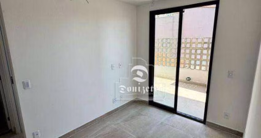 Apartamento Garden com 2 dormitórios à venda, 46 m² por R$ 395.000,00 - Campestre - Santo André/SP