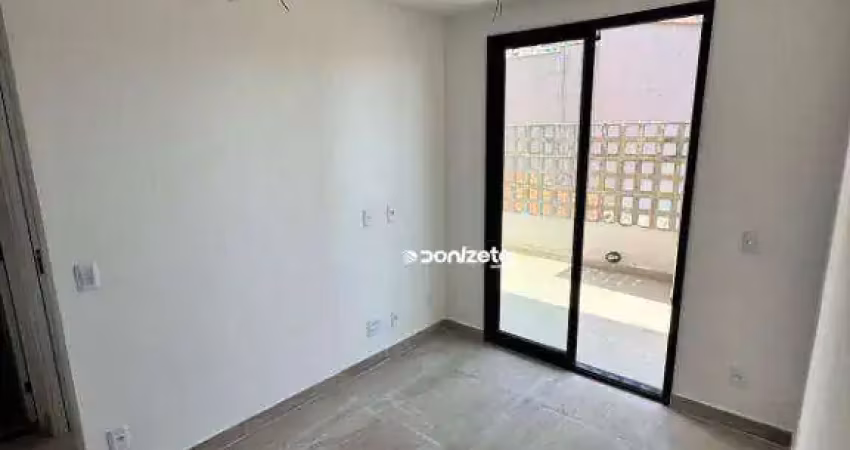 Apartamento garden com 2 dormitórios à venda, 46 m² por r$ 394.000,00 - campestre - santo andré/sp