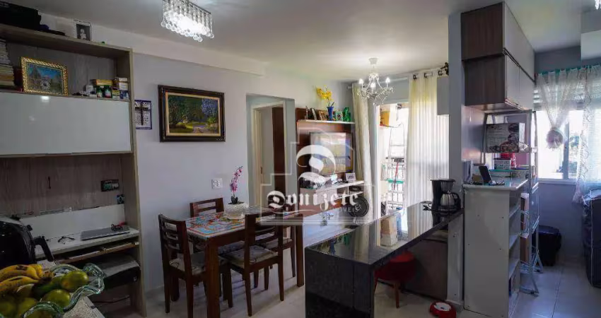 Apartamento com 2 dormitórios à venda, 49 m² por r$ 360.000,00 - vila assunção - santo andré/sp