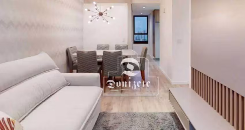 Apartamento com 2 dormitórios, 60 m² - venda por R$ 730.000,00 ou aluguel por R$ 5.200,00/mês - Vila Alpina - Santo André/SP