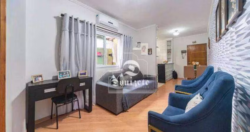 Apartamento com 2 dormitórios à venda, 56 m² por R$ 289.999,90 - Vila Lutécia - Santo André/SP