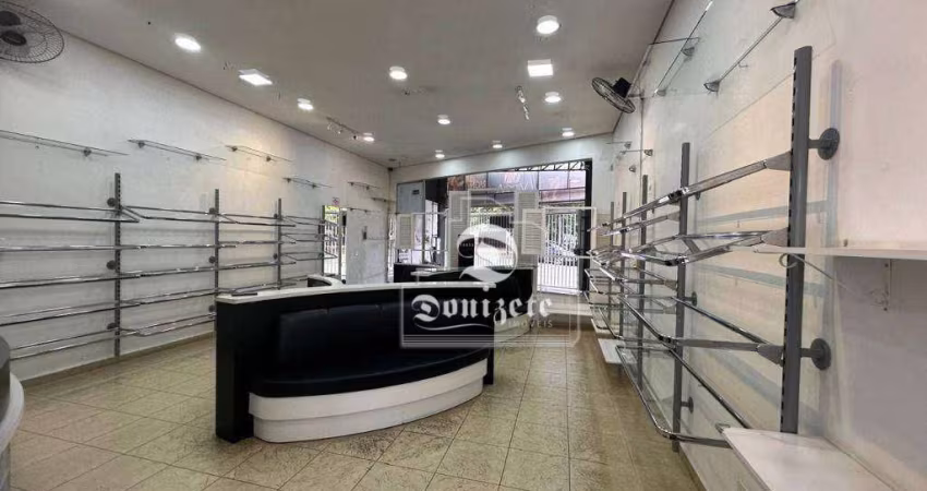 Salão, 109 m² - venda por R$ 1.300.000,00 ou aluguel por R$ 9.400,00/mês - Vila Bastos - Santo André/SP