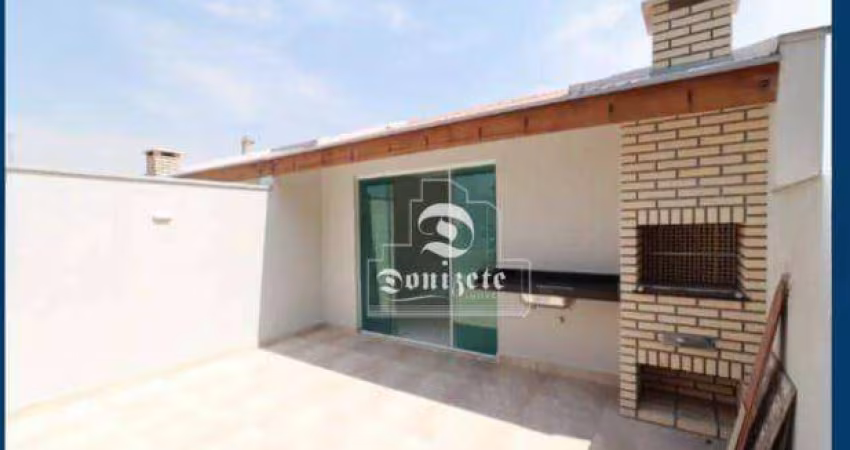 Cobertura com 2 dormitórios à venda, 112 m² por R$ 505.000,00 - Jardim das Maravilhas - Santo André/SP