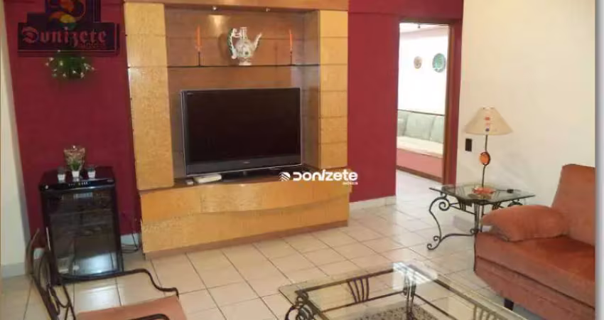 Apartamento com 3 dormitórios à venda, 175 m² por r$ 1.390.900,00 - jardim - santo andré/sp