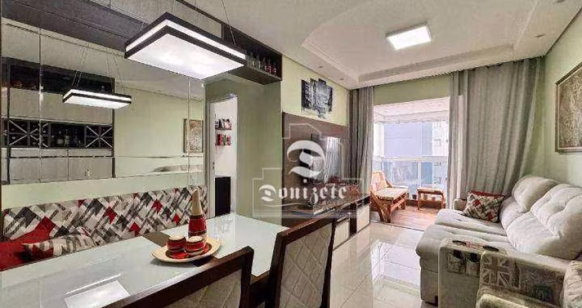 Apartamento com 2 dormitórios à venda, 64 m² por R$ 620.000,00 - Vila Assunção - Santo André/SP