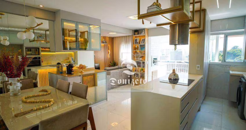 Apartamento com 3 dormitórios à venda, 75 m² por R$ 800.000,00 - Vila Apiaí - Santo André/SP