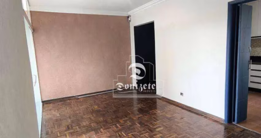 Apartamento com 3 dormitórios para alugar, 105 m² por R$ 4.490,05/mês - Vila Assunção - Santo André/SP