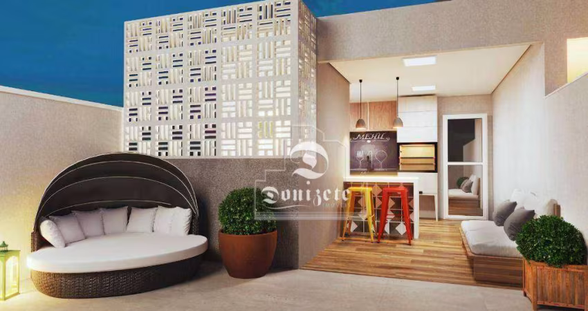 Cobertura à venda, 95 m² por R$ 406.000,00 - Vila Eldízia - Santo André/SP