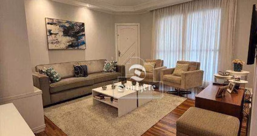 Apartamento com 3 dormitórios à venda, 106 m² por R$ 830.000,00 - Vila Bastos - Santo André/SP