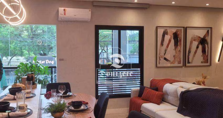 Apartamento Duplex com 3 dormitórios à venda, 90 m² por R$ 1.150.000,00 - Jardim - Santo André/SP