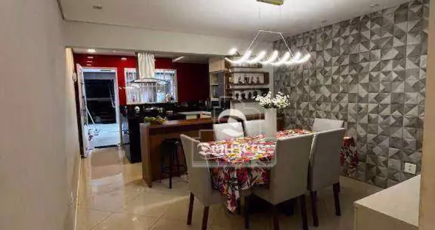Sobrado com 3 dormitórios à venda, 220 m² por R$ 950.000,01 - Vila Valparaíso - Santo André/SP