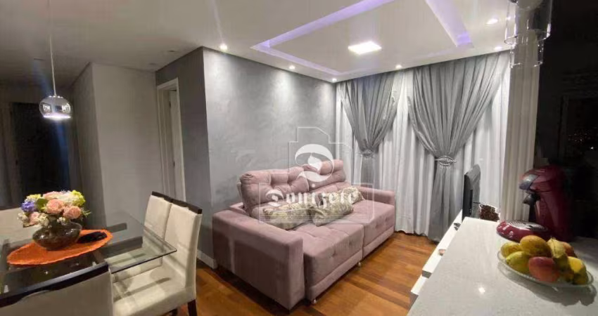 Apartamento com 2 dormitórios à venda, 54 m² por R$ 460.000,00 - Vila Assunção - Santo André/SP