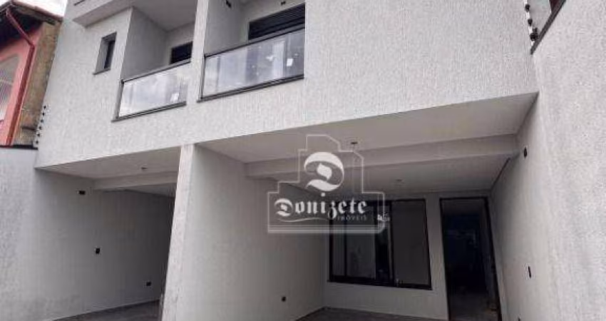 Sobrado com 3 dormitórios à venda, 107 m² por R$ 690.000,00 - Vila Francisco Matarazzo - Santo André/SP