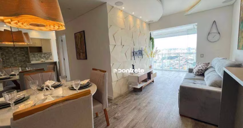 Apartamento com 2 dormitórios à venda, 66 m² por r$ 749.999,98 - jardim - santo andré/sp