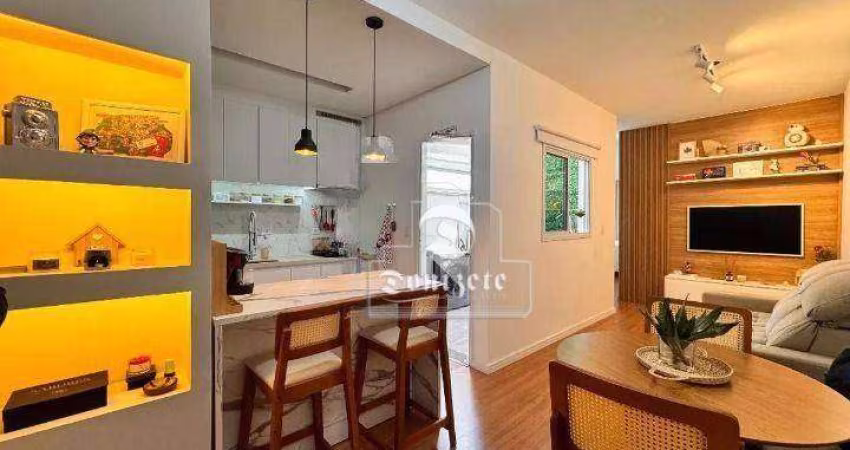 Apartamento com 2 dormitórios à venda, 52 m² por R$ 340.000,00 - Vila Guiomar - Santo André/SP
