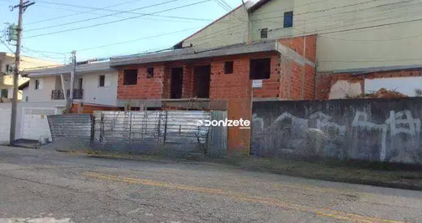 Sobrado com 3 dormitórios à venda, 85 m² por r$ 670.000,00 - vila pires - santo andré/sp