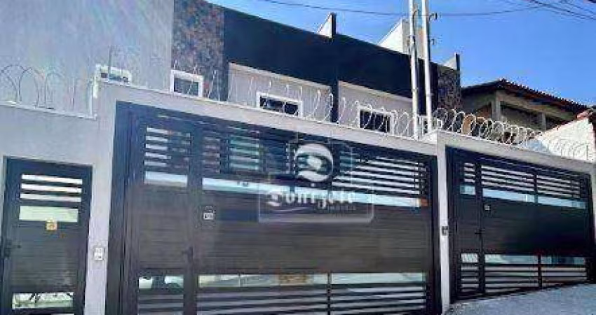 Sobrado com 2 dormitórios para alugar, 96 m² por R$ 2.900,00/mês - Jardim Santo Alberto - Santo André/SP