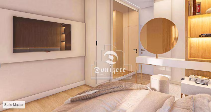 Apartamento com 3 dormitórios à venda, 130 m² por R$ 1.684.318,02 - Campestre - Santo André/SP