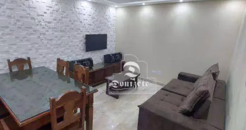 Cobertura com 3 dormitórios à venda, 124 m² por R$ 795.000,00 - Vila Scarpelli - Santo André/SP