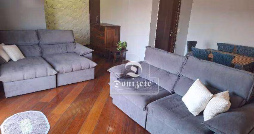 Apartamento com 3 dormitórios à venda, 126 m² por R$ 690.000,00 - Vila Alzira - Santo André/SP